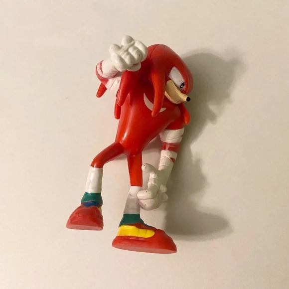 Sonic the Hedgehog Knuckles  PVC Mini Figure 2 Inch Tall Toy - Picture 5 of 8